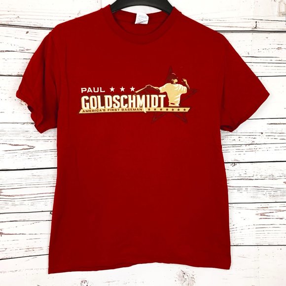 Vintage Arizona Sports Paul Goldschmidt "America's First Baseman" T shirt D299 - Picture 1 of 5